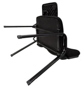 Baby & Kids > Kid's Furniture > Kid's Desks - NNECN Lecture Chair with Table Top for Classroom Lecture Training Conference (Set of 6 - Black) - Garden Yard