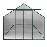 Back view of large polycarbonate greenhouse