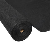 Heavy duty 1.83m x 10m black 90 percent shade cloth roll for garden privacy and UV protection