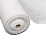 Close up of Commercial 30m roll of 1.83m standard height 50 percent white UV-stabilised HDPE knitted shade cloth fabric
