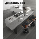 Furniture > Bar Stools & Chairs > Table & Bar Stools - Artiss 2x Bar Stools Gas Lift Leather All Black - Garden Yard