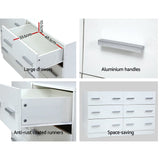Furniture > Bedroom > Dressers - Artiss 6 Chest of Drawers - VEDA White - Garden Yard