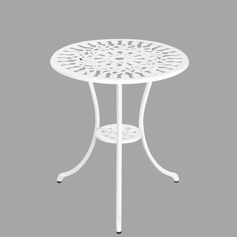 Furniture > Dining > Kitchen & Dining Chairs - 2 Seater Dominique Cast Aluminium Bistro Set - Garden Yard