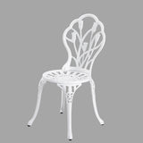 Furniture > Dining > Kitchen & Dining Chairs - 2 Seater Dominique Cast Aluminium Bistro Set - Garden Yard