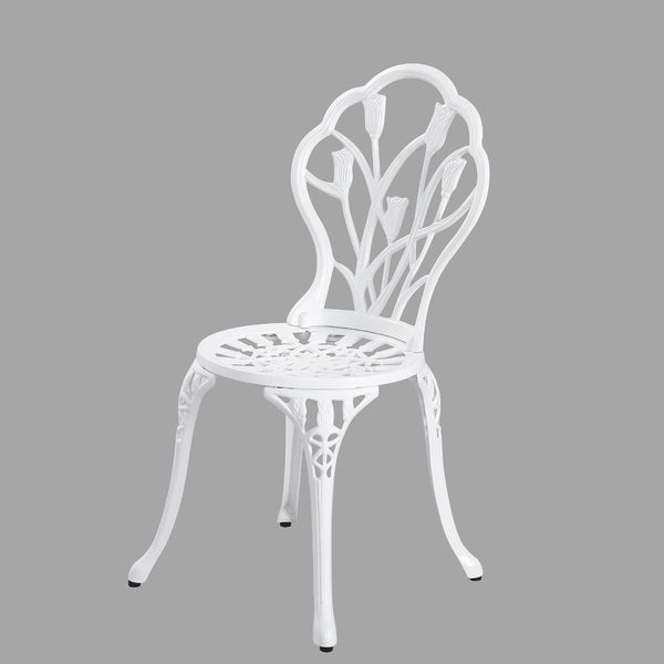 Furniture > Dining > Kitchen & Dining Chairs - 2 Seater Dominique Cast Aluminium Bistro Set - Garden Yard