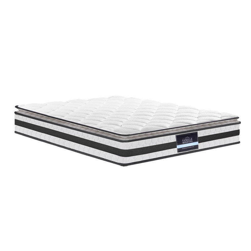 Furniture > Mattresses > Double Mattress - Giselle Bedding 21cm Mattress Pillow Top Double - Garden Yard