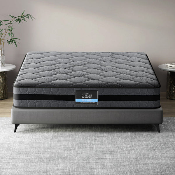 Furniture > Mattresses > Double Mattress - Giselle Bedding 22cm Mattress Medium Firm Double - Garden Yard