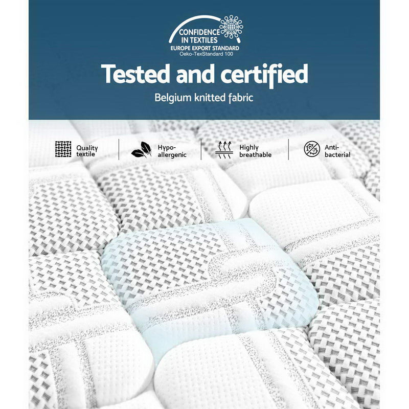 Furniture > Mattresses > Double Mattress - Giselle Bedding 36cm Mattress Cool Gel Memory Foam Double - Garden Yard