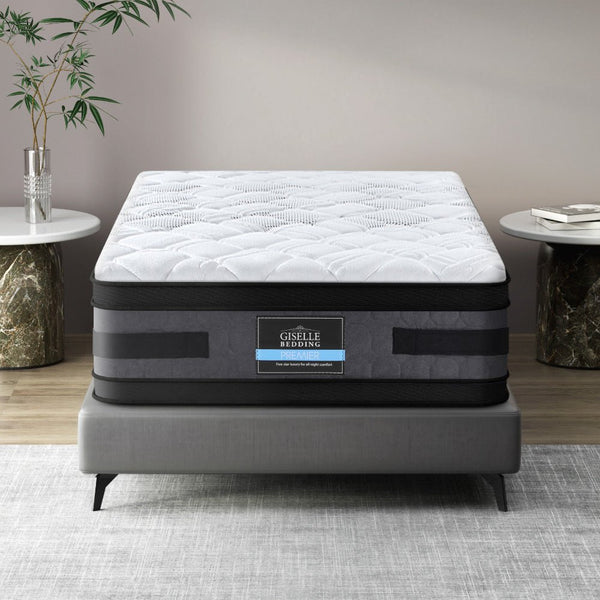 Furniture > Mattresses > King Single Mattress - Giselle Bedding 36cm Mattress Cool Gel Memory Foam King Single - Garden Yard
