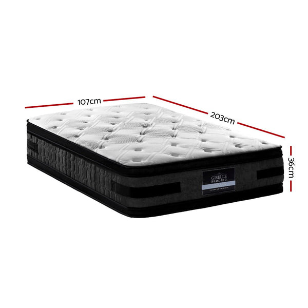 Furniture > Mattresses > King Single Mattress - Giselle Bedding 36cm Mattress Cool Gel Memory Foam King Single - Garden Yard