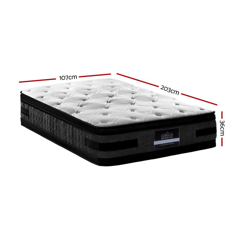 Furniture > Mattresses > King Single Mattress - Giselle Bedding 36cm Mattress Cool Gel Memory Foam King Single - Garden Yard
