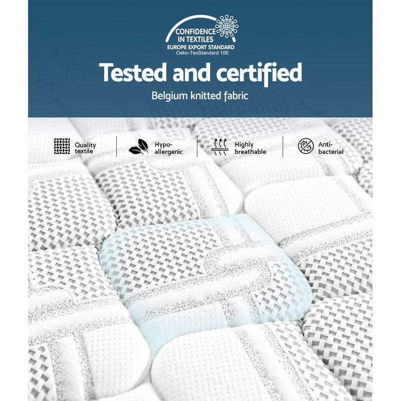 Furniture > Mattresses > King Single Mattress - Giselle Bedding 36cm Mattress Cool Gel Memory Foam King Single - Garden Yard