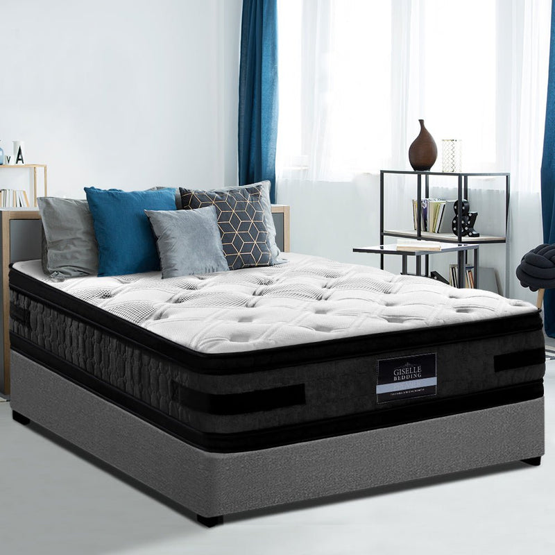 Furniture > Mattresses > King Single Mattress - Giselle Bedding 36cm Mattress Cool Gel Memory Foam King Single - Garden Yard