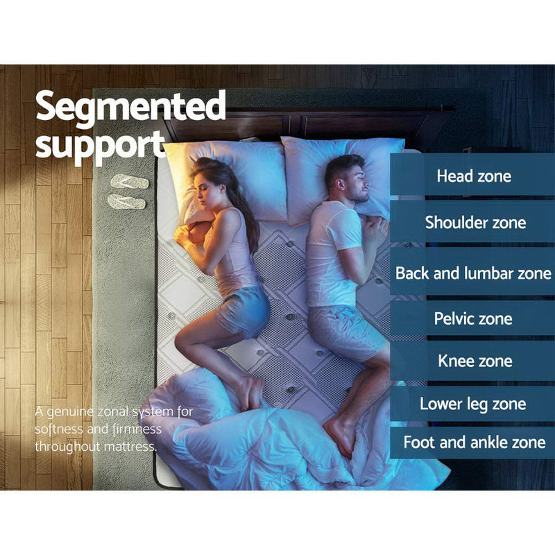 Furniture > Mattresses > King Single Mattress - Giselle Bedding 36cm Mattress Cool Gel Memory Foam King Single - Garden Yard