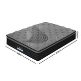 Furniture > Mattresses > King Size Mattress - Giselle Bedding 34cm Mattress Bamboo Cover King - Garden Yard