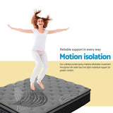 Furniture > Mattresses > Queen Mattress - Giselle Bedding 34cm Mattress Bamboo Cover Queen - Garden Yard