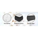 Furniture > Mattresses > Queen Mattress - Giselle Bedding 34cm Mattress Euro Top Queen - Garden Yard