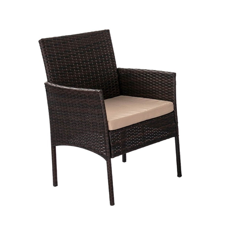 Furniture > Outdoor - Breeze 4 - Seat Wicker Outdoor Lounge Set - Garden Yard