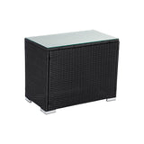 Furniture > Outdoor - Modular Outdoor Lounge Set - 9pcs Sofa, Armchairs and Coffee Table - Garden Yard