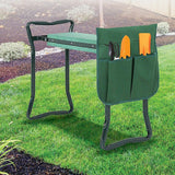  - Garden Seat Folding Kneeler Bench Kneeling Soft Eva Pad - Garden Yard