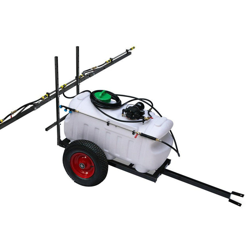  - Giantz Weed Sprayer 100L Trailer 3M Boom Garden Spray - Garden Yard