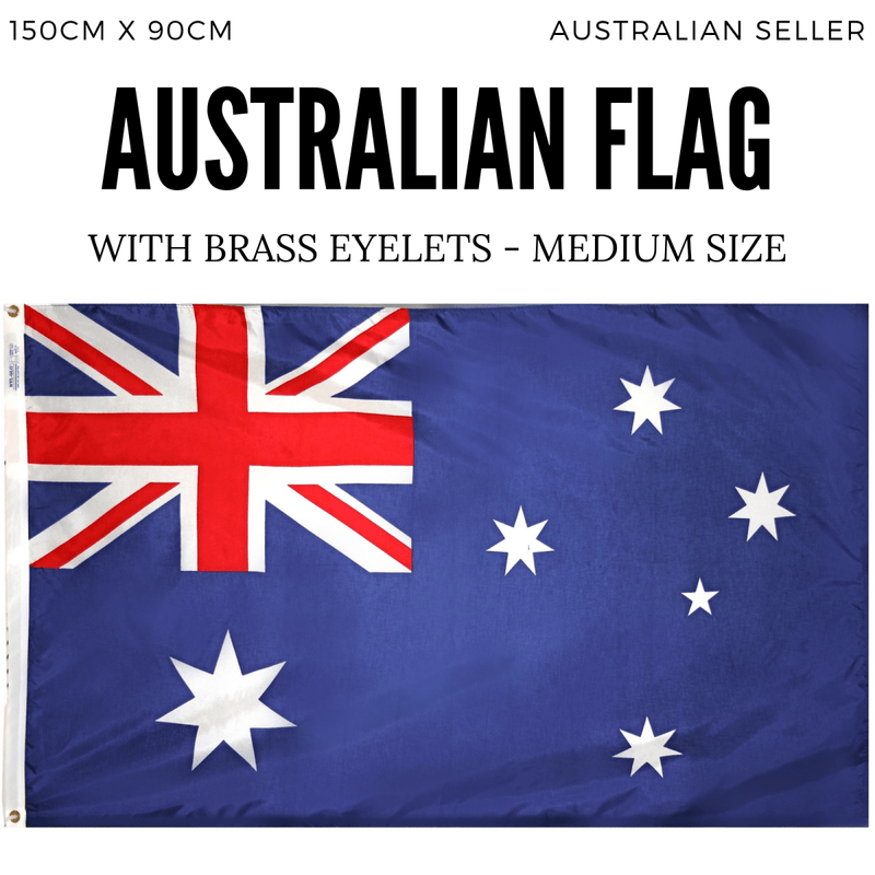 Gift & Novelty > Novelty > Novelty Gifts - AUSTRALIA FLAG Aussie Australian Day Souvenir National 150cmx90cm - Medium - Garden Yard