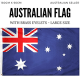 Gift & Novelty > Novelty > Novelty Gifts - AUSTRALIA FLAG Aussie Australian Day Souvenir National 180cm x 90cm - Large - Garden Yard