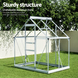 heavy-duty durable aluminium frame of polycarbonate greenhouse