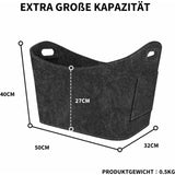 heavy duty firewood basket, log bag specifications
