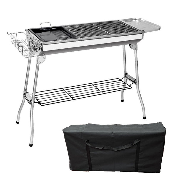 Home & Garden > BBQ > BBQ Tools - BBQ Grill Barbecue Set Charcoal Kabob Stove Portable Foldable Camping Picnic - Garden Yard