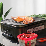 Home & Garden > BBQ > BBQ Tools - Portable Gas BBQ Stove with PRO Grill Plate Outdoor Barbecue Cooking Burner Kit Butane Camping - Garden Yard