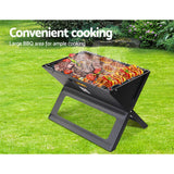 Home & Garden > Firepits - Grillz BBQ Grill Charcoal Smoker Foldable - Garden Yard
