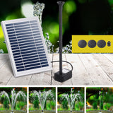 Home & Garden > Fountains > Fountain & Ponds Accessories - Gardeon Solar Pond Pump Submersible Water Fountain Kit 4.4FT - Garden Yard