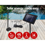 Home & Garden > Fountains > Fountain & Ponds Accessories - Gardeon Solar Pond Pump Submersible Water Fountain Kit 4FT - Garden Yard