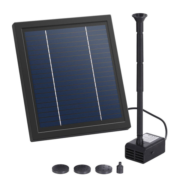 Home & Garden > Fountains > Fountain & Ponds Accessories - Gardeon Solar Pond Pump Submersible Water Fountain Kit 6.1FT - Garden Yard