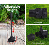 Home & Garden > Fountains > Fountain & Ponds Accessories - Gardeon Solar Pond Pump Submersible Water Fountain Kit 9.8FT - Garden Yard