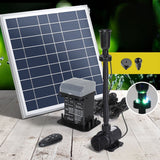Home & Garden > Fountains > Fountain & Ponds Accessories - Gardeon Solar Pond Pump with Battery Kit LED Lights 9.8FT - Garden Yard