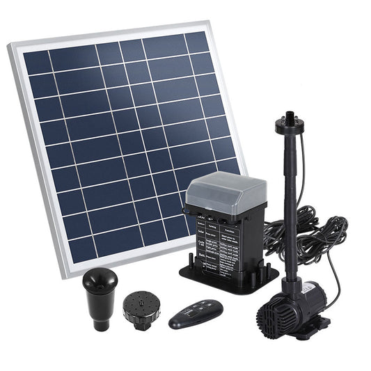 Home & Garden > Fountains > Fountain & Ponds Accessories - Gardeon Solar Pond Pump with Battery Kit LED Lights 9.8FT - Garden Yard