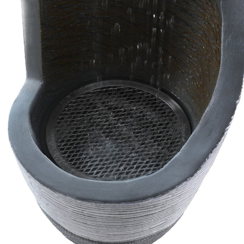 Home & Garden > Fountains > Fountains & Ponds - Gardeon Solar Fountain Water Feature Bird Bath Outdoor Garden Cascade 48CM Grey - Garden Yard