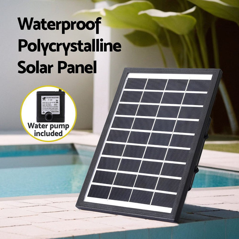 Home & Garden > Fountains > Fountains & Ponds - Gardeon Solar Fountain Water Feature Outdoor Indoor 4 - Tier Brown - Garden Yard