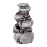 Home & Garden > Fountains > Fountains & Ponds - Gardeon Solar Fountain Water Feature Outdoor Indoor 4 - Tier Brown - Garden Yard
