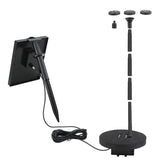 Home & Garden > Fountains > Fountains & Ponds - Gardeon Solar Pond Pump Water Fountain Submersible Floating Bird Bath 190L/H - Garden Yard