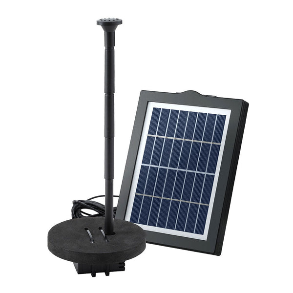 Home & Garden > Fountains > Fountains & Ponds - Gardeon Solar Pond Pump Water Fountain Submersible Floating Bird Bath 190L/H - Garden Yard