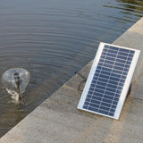 Home & Garden > Fountains > Fountains & Ponds - Protege Hi - Flow Water Feature Fountain Pond Pump, w/ Solar Panel, Lithium Battery, Remote Control, Nozzle kit - Garden Yard