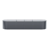 Home & Garden > Garden Beds > Garden Beds & Planters - 2x Green Fingers Raised Garden Bed 320X80X56cm Oval Planter Box - Garden Yard