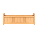 Home & Garden > Garden Beds > Garden Beds & Planters - 2x Green Fingers Raised Garden Bed 90x30x33cm Wooden Planter Box Raised Container Growing - Garden Yard