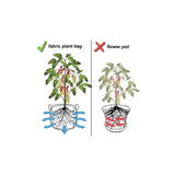 Home & Garden > Garden Beds > Garden Beds & Planters - 6 Pck 1 Gallon Fabric Flower Pots 3.8L Garden Planter Bags Black Felt Root Pouch - Garden Yard