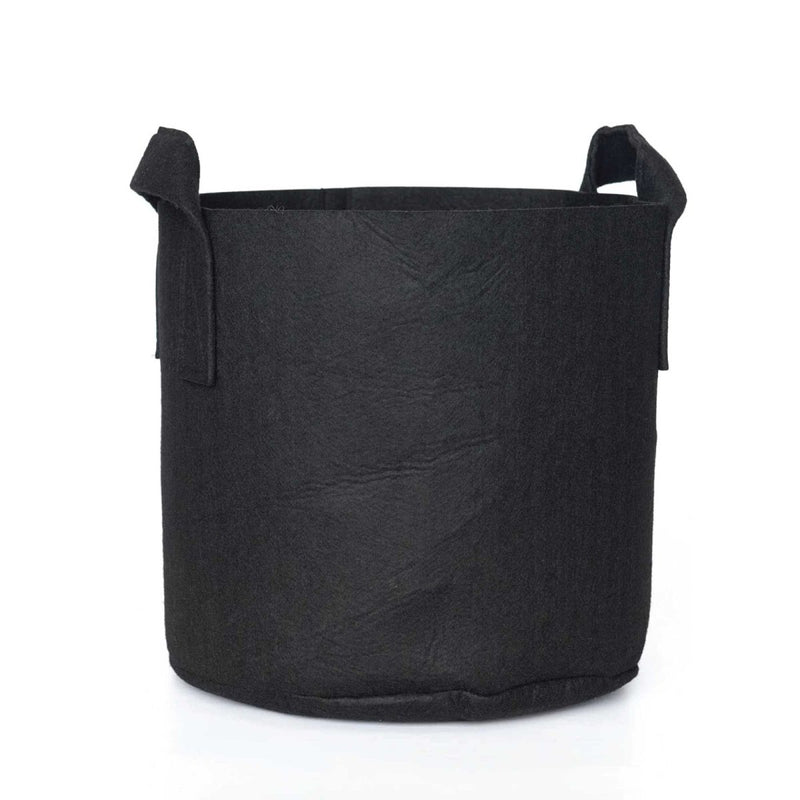 Home & Garden > Garden Beds > Garden Beds & Planters - 6 Pck 10 Gallon Fabric Flower Pots 38L Garden Planter Bags Black Felt Root Pouch - Garden Yard