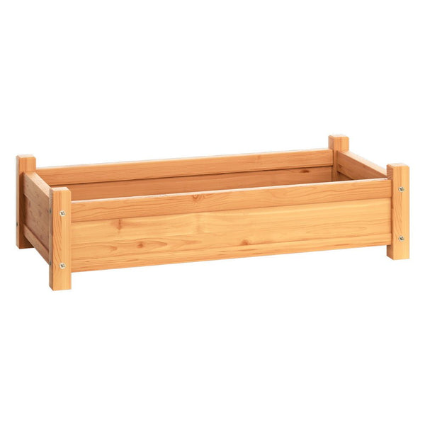 Home & Garden > Garden Beds > Garden Beds & Planters - Green Fingers Garden Bed 65x33x16cm Wooden Planter Box Raised Container Growing - Garden Yard