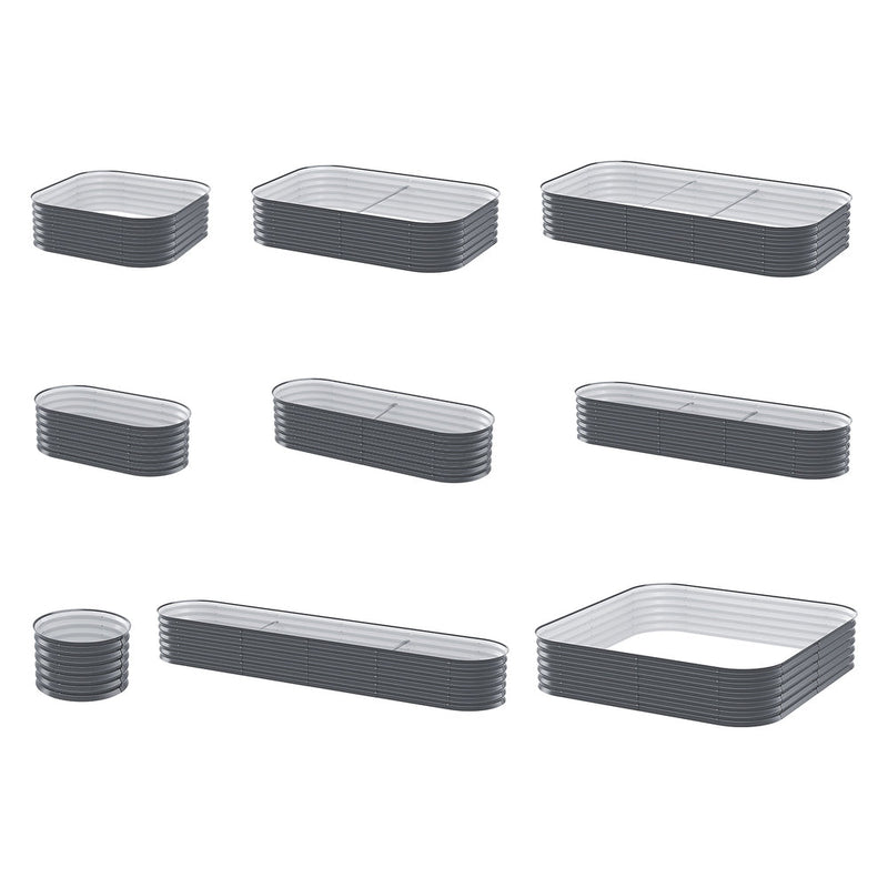 Home & Garden > Garden Beds > Garden Beds & Planters - Green Fingers Garden Bed 9 In 1 Modular Planter Box 40CM height - Garden Yard